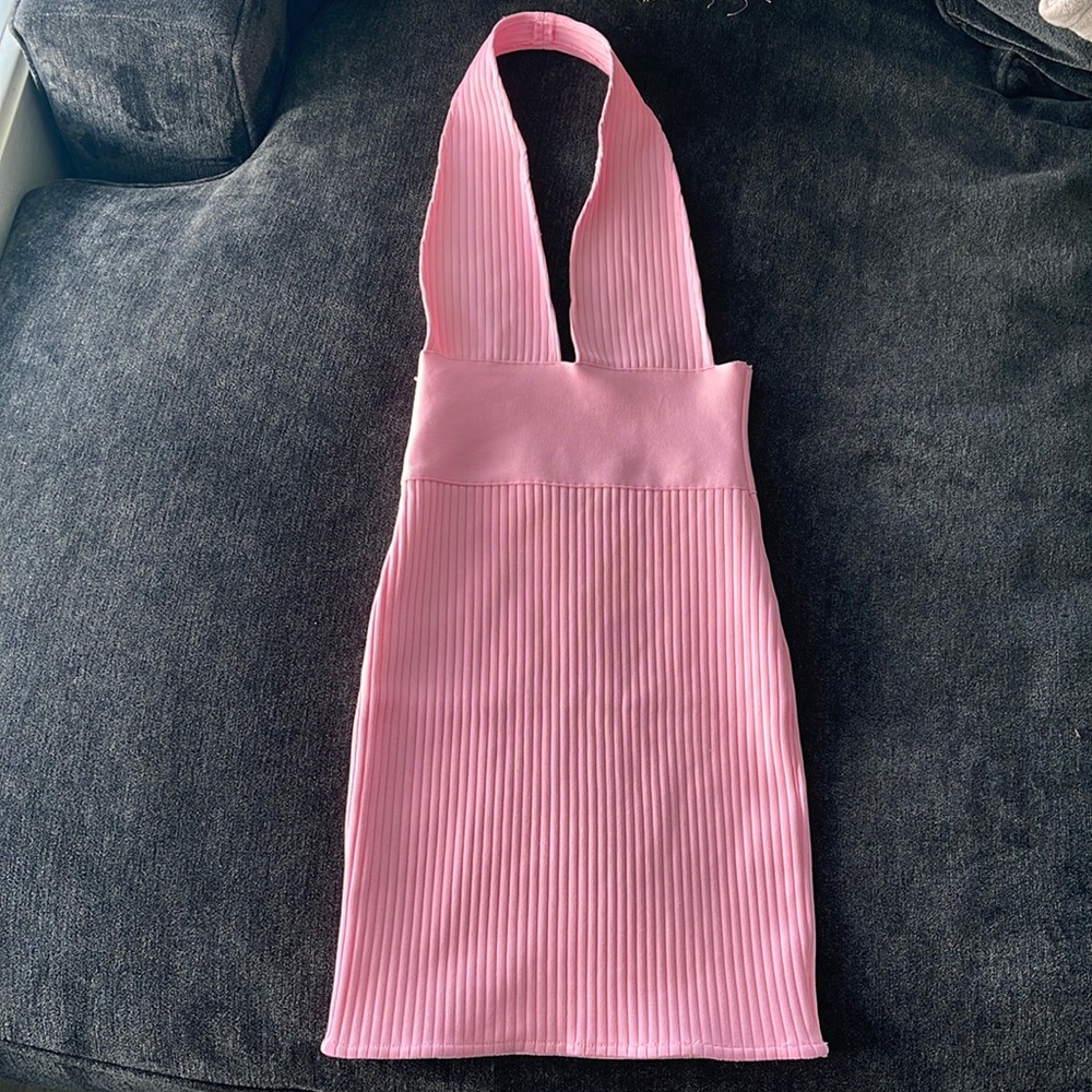 Sexy halter bodycon dress